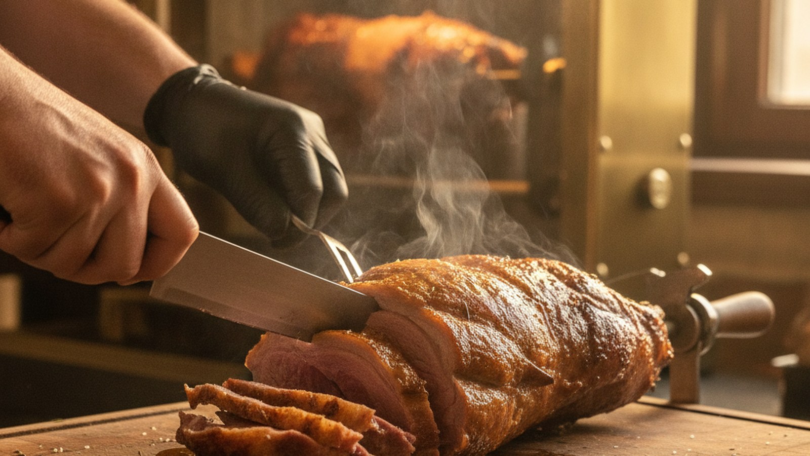Private chef spit braai catering Cape Town carving station